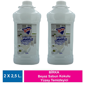 Beyaz Sabun Kokulu Yüzey Temizleyici 2 Adet X 2,5 L.