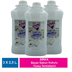 Beyaz Sabun Kokulu Yüzey Temizleyici 3 Adet X 2,5 L.