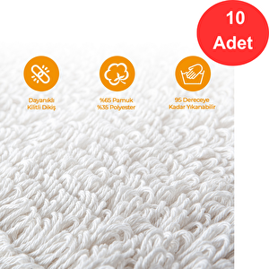 Zincir Dikiş Nemli Mop 50 Cm., 220 Gr. X 10 Adet