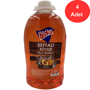 Sıvı El Sabunu, 4 Adet X 4000 Ml., Şeftali Kokulu