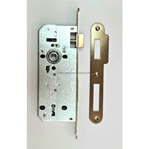 Özcanlar 141 45 Mm Extra Oda Kilidi Anti̇k Sari Eski̇tme, Anti̇k Füme, Anti̇k Bakir Oval Ayna Oda Kilidi