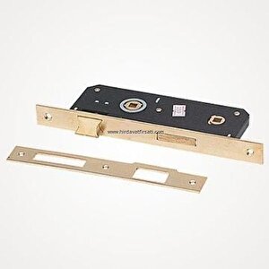 Mert 40 Mm Rulmanlı Saten Wc Kapı Kilidi Saten Ayna