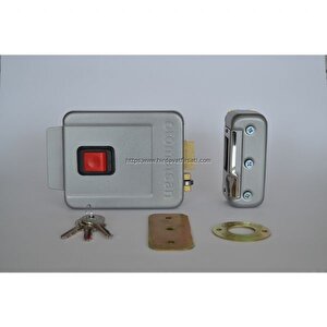 Otomatsan Elektrikli Otomat Trajlı Apartman Kapı Kilidi Uzun Barelli̇ 70 Mm