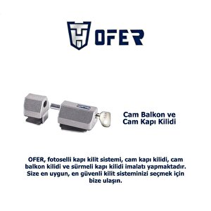 Ofer Cam Kapılar Ve Cam Balkonlar Için Güvenlikli Emniyet Kilidi Yeni Ti̇p