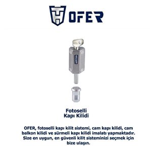 Ofer Fotoselli Kapılar Için Güvenlikli Emniyet Kilidi Yeni̇ Ti̇p