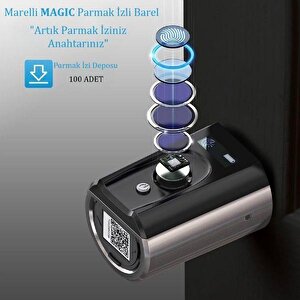 Kale 252/rav Otomatik Kilitlemeli Monoblok Çelik Kapı Kilidi Marelli Magic Parmak Izli Barelli