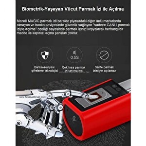 Marelli Magic Parmak Izli Ve Cep Telefonuyla Açılan Kilit Kapı Göbeği, Bareli, Silindiri