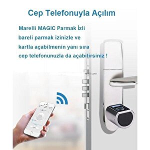 Marelli Magic Parmak Izli Ve Cep Telefonuyla Açılan Kilit Kapı Göbeği, Bareli, Silindiri