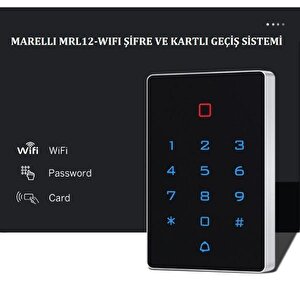 Marelli Mrl12-wifi Smart Wifi Bağlantılı Cep Telefonuyla Açılabilen Kart Ve Şifreli Geçiş Giriş Sistemi Ünitesi