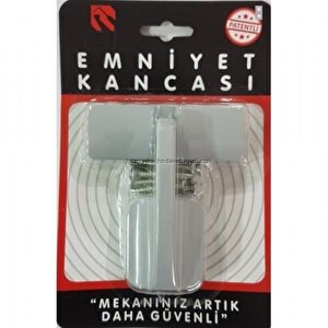 Pimapen Alüminyum Kapılar Için Hırsızlara Karşı Levyeyle Açılmayı Önleyici Lüks Emniyet Kancası Kilidi - Gri̇