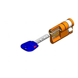 Mul-t-lock (multilock, Multlock) Integratör Mtl300 Mandalli Tuzakli Patentli Anahtarlı Barel