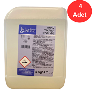 Araç Yıkama Köpüğü 5 Kg. X 4 Adet