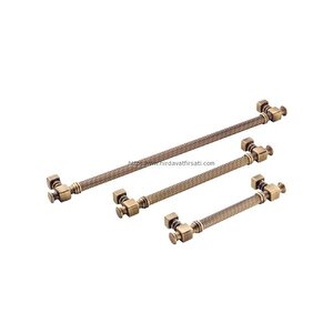 Doğanlar Al344 Ekselans Olifka Antik Sarı, Eskitme Mobilya Kulp Kulbu 128 Mm