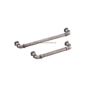 Doğanlar Gusto Antik Gümüş Mobilya Kulp Kulbu 192 Mm