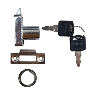Marelli 332 ÇARPMA DİLLİ (otomatik olarak kilitlenebilen, kilitlenen) kare çekmece (dolap, mobilya kilidi)