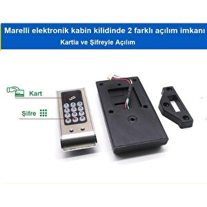 Marelli Yeni Tip Soyunma Dolapları Için Elektronik Kabin Kilidi Ahşap Için