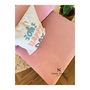 Bellini Orta Modül Modüler Tekli Koltuk / Berjer, Fitilli, Pembe
