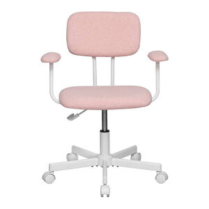 Teddy Ofis Ve Çalışma Sandalyesi-pembe 64x74-83x63 Cm