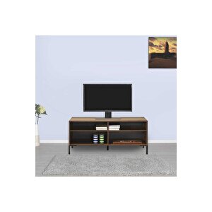 Roma Modüler Tv Ünitesi - Koyu Ceviz (oslo Ceviz) 120x53x48 Cm (gxyxd)
