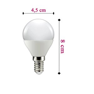 7w Mini Avize Led Ampul Sarı - E14 (3 Adet)