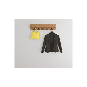 Portmanto Elbise Askılığı, Duvar Askılığı 80 Cm Çam