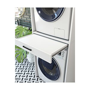Banyo Dolabı Çamaşır Ve Kurutma Makinesi Dolabı Çekmeceli