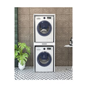 Banyo Dolabı Çamaşır Ve Kurutma Makinesi Dolabı Çekmeceli