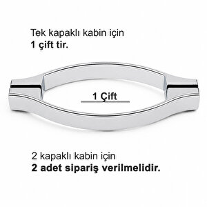 Duşakabin Kulbu Duş Kabin Kulp Kapak Kolu (1 Çift Fiyatıdır)