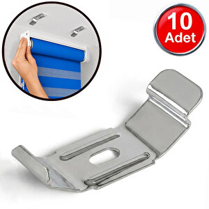 Stor Zebra Perde Montaj Aparati (10'lu_paket) Metal, Dar - 3.5 Cm 0,35 mm