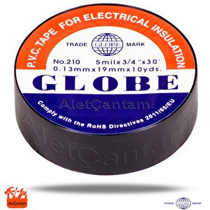 Elektrik Bandı İzole Bant 10 Lu Paket- Siyah