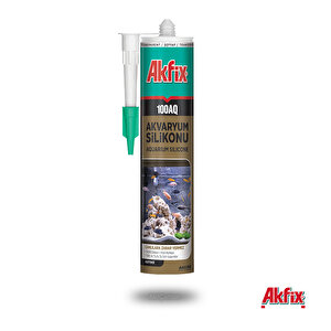 Akfi̇x 100 Akvaryum Cam Si̇li̇konu Şeffaf Si̇li̇kon
