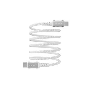 Cb6297 Type-c To Type-c Uyumlu Manyetik Şarj Kablosu Pd60w