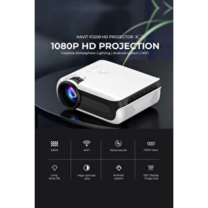Pj209 Pro Prime Sapphire Full Hd 1080p Smart Projeksiyon Cihazı Android Tv 9.0 - 350 Ansi