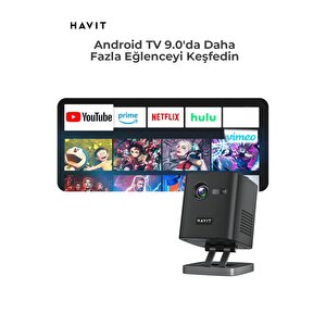 Pj218 Pro Ruby Taşınabilir Bataryalı Dlp Projeksiyon Cihazı (youtube, Netflix, Exxen, Disney+)