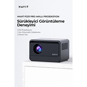 Pj211 Pro Hd Smart Projeksiyon Cihazı 1080p Desteği  (youtube, Netflix, Exxen, Disney+)