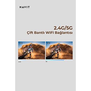Pj212 Full Hd 1080p Taşınabilir Projeksiyon Cihazı - Wifi, 270 Ansi, Bluetotoh, Screen Mirror