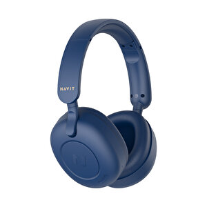 Havit H655bt Hibrit ANC Kablosuz Kulaklık - 76 Saat Batarya, Enc, Anc, Çift Cihaz Desteği, Hi-Res Audio - Mavi