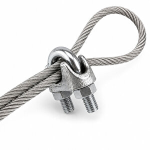 Klemens Çelik Halat Klemensi  (5 Li Paket) 5 Mm