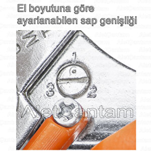 Üzümlü Ki̇ng Ti̇ger Beyşehi̇r Bağ Bahçe Budama Makasi K-2