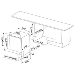 Fdw 612 E6p A+ Ankastre Bulaşık Makinesi (117.0266.492)