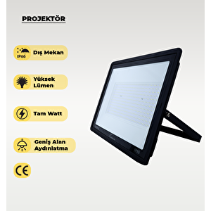 300w Led Projektör 3200k Sarı Işık