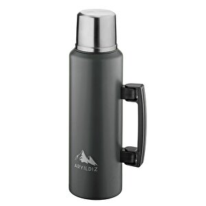 Nature Camp Taşınabilir Siyah Termos 1.5 Litre Ar257289