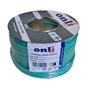 Rg6u6 112tel Yeşil Anten Kablosu 100metre Yerli Üretim