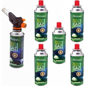 Orgaz Cx-500-227 Çakmaklı Pürmüz + 6'lı Gaz Kartuşu