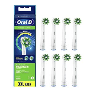 Oral-b Cross Action Clean Maximiser 8'li Diş Fırçası Başlığı