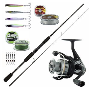 Yekoutdoor Okuma Profesyonel Lrf Seti Okuma Wave Power 228 Cm 2-12 Gr Lrf Kamışı&okuma Revenger Rv-25 Fd Olta Makinesi