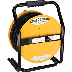 Brobusta Serisi Ip44 Lisanslı Cee Soket Girişli 25 Metre H07rn-f 5g4.0 Kablo Özellikli Makaralı Kablo