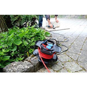Brennenstuhl Rubber Gum Serisi Ip44 Lisanslı 10 Metre Uzatmaya Sahip H07rn-f 3g1.5 Makaralı Kablo