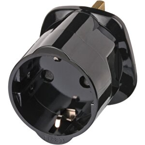 Türkiye - İngiltere Fiş Sistemine Uyumlu Ip20 Lisanslı Topraklı Travel Adaptör Dönüştürücü
