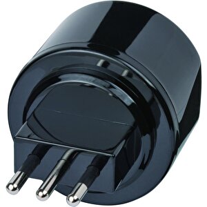 Türkiye Fiş Sistemi İtalya Uyumlu Ip20 Lisanslı Topraklı Travel Adaptör Dönüştürücü